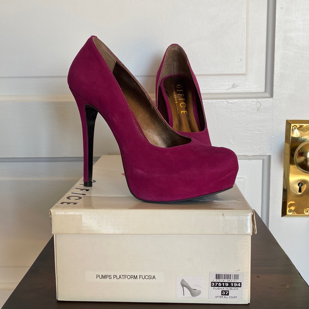 Topshop office London platform shoes
